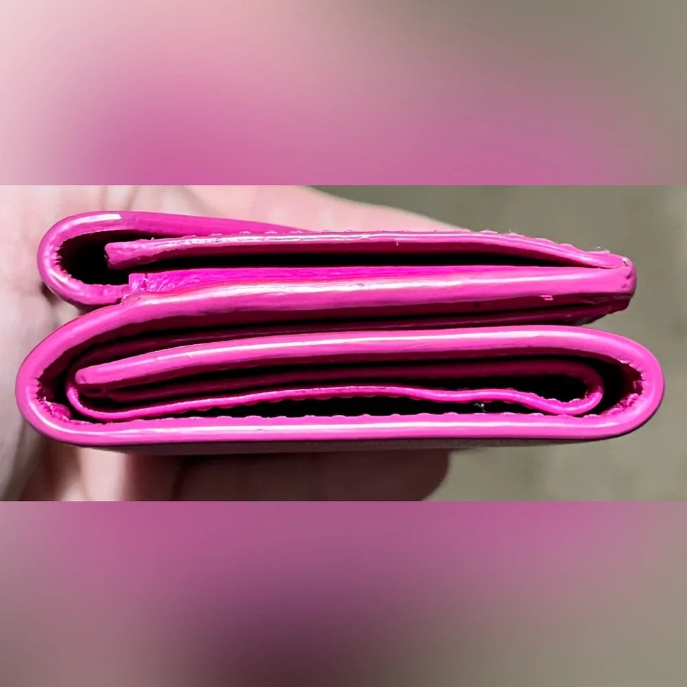Balenciaga Hot Pink Papier Mini Wallet LIKE NEW! - Picture 6 of 10